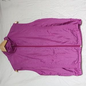 Slazenger vest lined vintage purple medium